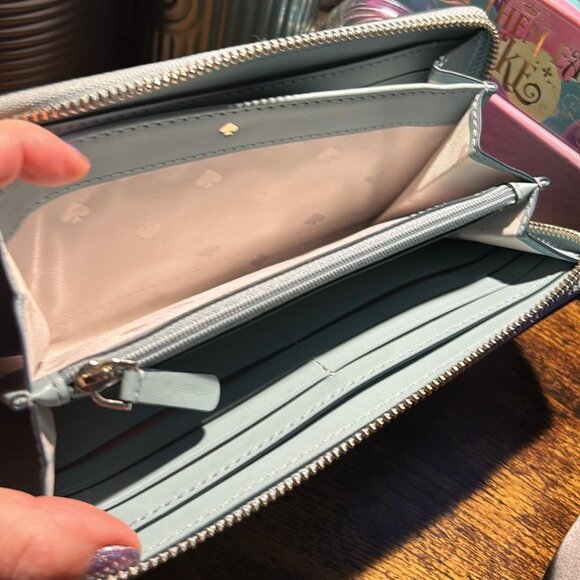 Kate Spade Zip Around Wallet - Used but still has life in it! - see pics - Picture 5 of 9